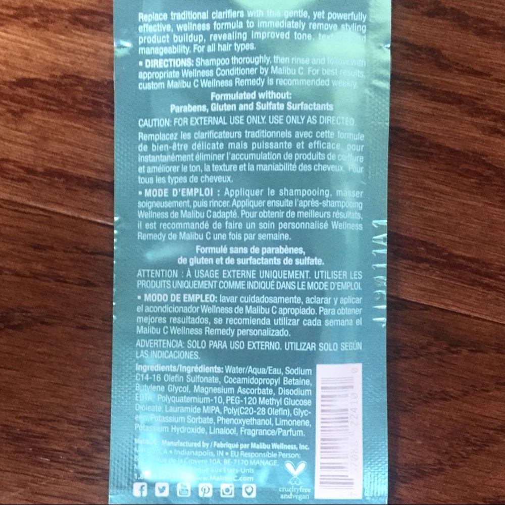 Malibu CPR and UnDoGoo Shampoo Packets and Cap Bundle Color Stain Remover - Picture 7 of 10
